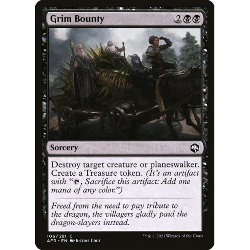 Adventures in the Forgotten Realms - 106 - Grim Bounty - Common - B - Non-foil