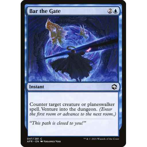 Adventures in the Forgotten Realms - 47 - Bar the Gate - Common - U - Non-foil