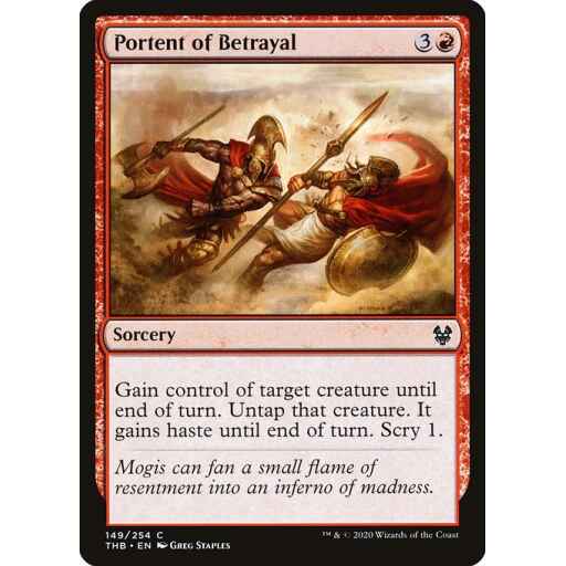 Theros Beyond Death - 149 - Portent of Betrayal - Common - R - Non-foil