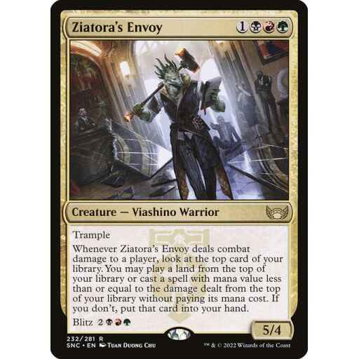Streets of New Capenna - 232 - Ziatora's Envoy - Rare - Multi - Non-foil