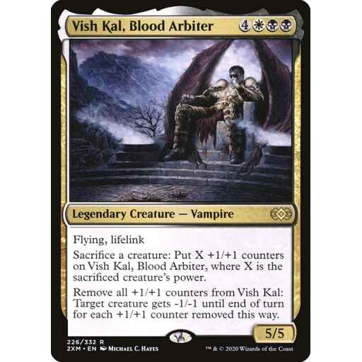 Double Masters - 226 - Vish Kal, Blood Arbiter - Rare - WB - Non-foil