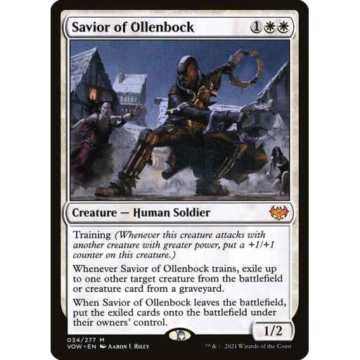 Innistrad: Crimson Vow - 34 - Savior of Ollenbock - Mythic - W - Non-foil