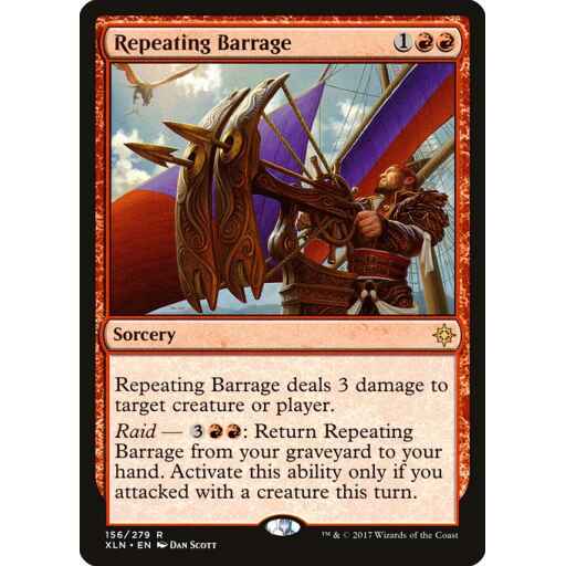 Ixalan - 156 - Repeating Barrage - Rare - R - Non-foil