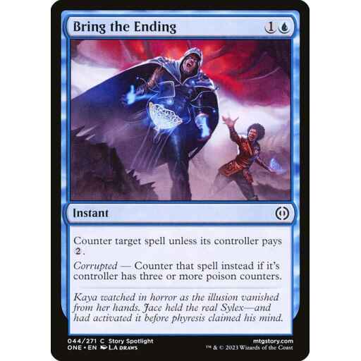 Phyrexia: All Will Be One - 44 - Bring the Ending - Common - U - Foil
