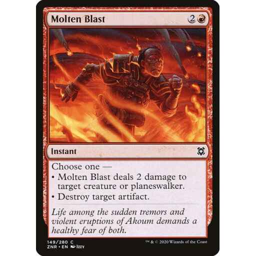 Zendikar Rising - 149 - Molten Blast - Common - R - Non-foil