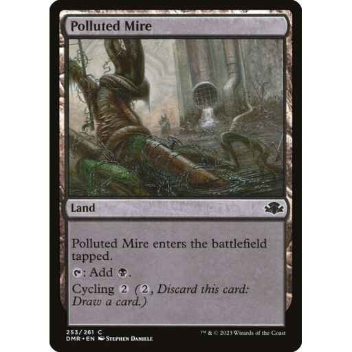 Dominaria Remastered - 253 - Polluted Mire - Common - C - Non-foil