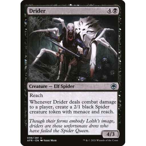 Adventures in the Forgotten Realms - 98 - Drider - Uncommon - B - Non-foil