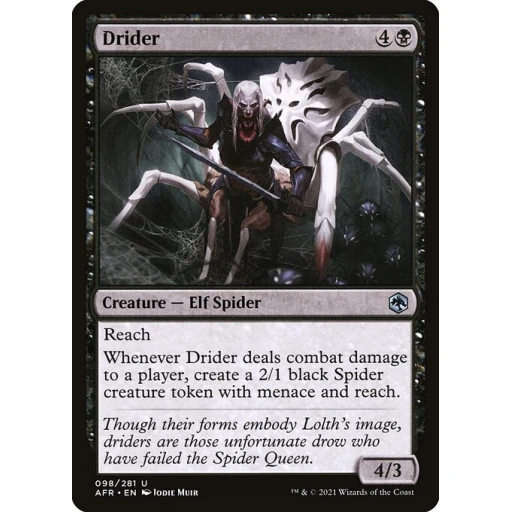 Adventures in the Forgotten Realms - 98 - Drider - Uncommon - B - Non-foil