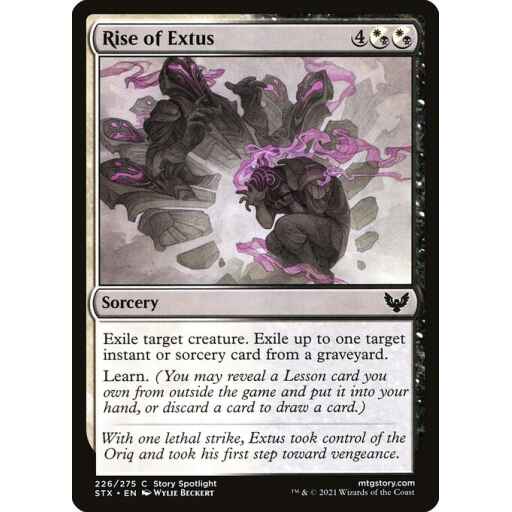 Strixhaven: School of Mages - 226 - Rise of Extus - Common - WB - Non-foil