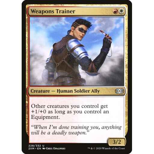 Double Masters - 228 - Weapons Trainer - Uncommon - WR - Non-foil