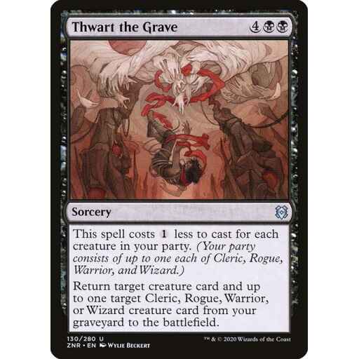 Zendikar Rising - 130 - Thwart the Grave - Uncommon - B - Non-foil