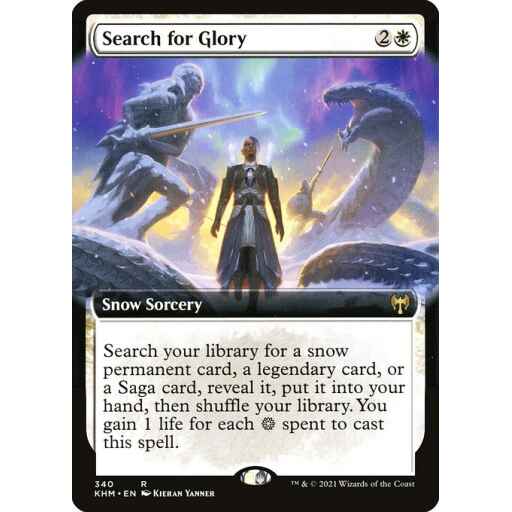 Kaldheim - 340 - Search for Glory - Rare - W - Non-foil
