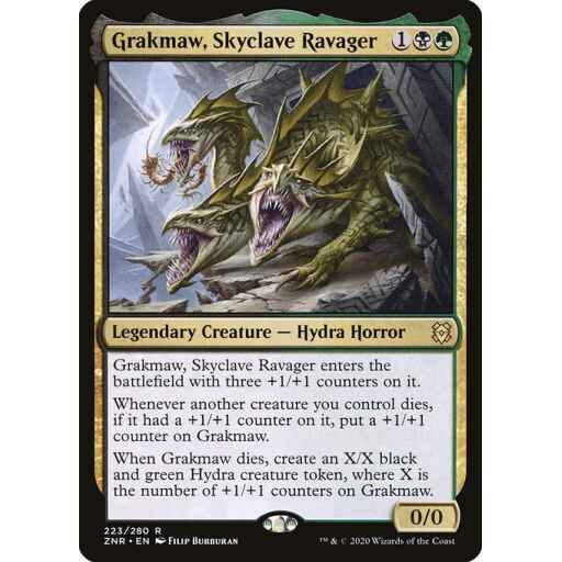 Zendikar Rising - 223 - Grakmaw, Skyclave Ravager - Rare - BG - Foil