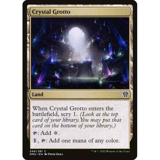 Dominaria United - 246 - Crystal Grotto - Common - C - Non-foil