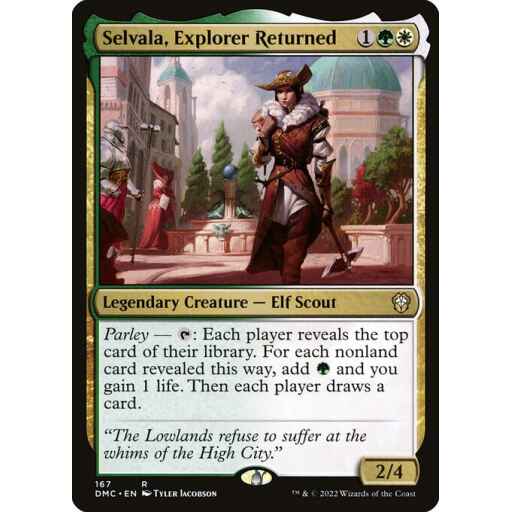 Dominaria United Commander - 167 - Selvala, Explorer Returned - Rare - WG - Non-foil