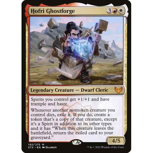 Strixhaven: School of Mages - 192 - Hofri Ghostforge - Mythic - WR - Non-foil