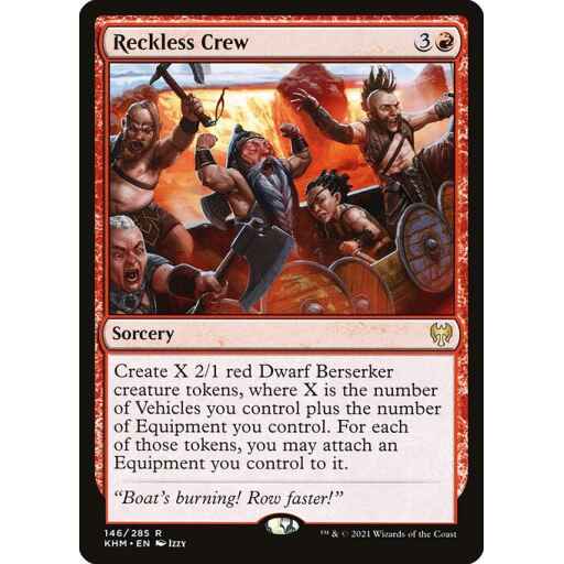 Kaldheim - 146 - Reckless Crew - Rare - R - Non-foil