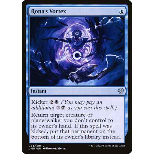Dominaria United - 63 - Rona's Vortex - Uncommon - U - Non-foil