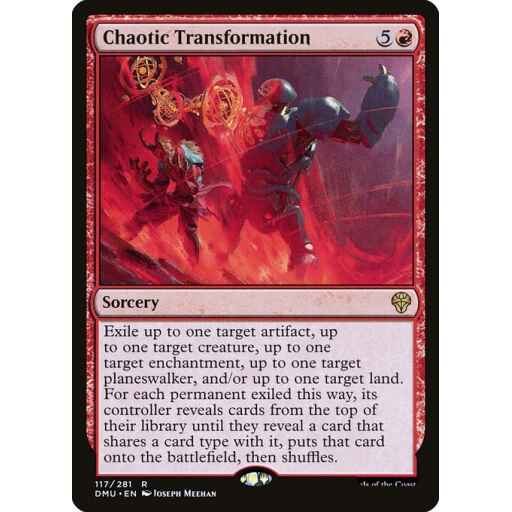 Dominaria United - 117 - Chaotic Transformation - Rare - R - Non-foil