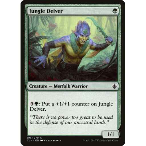Ixalan - 195 - Jungle Delver - Common - G - Non-foil