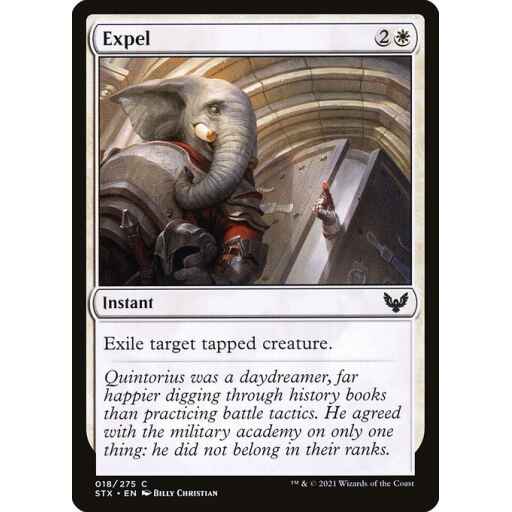 Strixhaven: School of Mages - 18 - Expel - Common - W - Non-foil