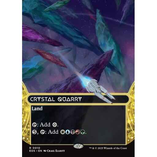 Edge of Eternities: Stellar Sights - 10 - Crystal Quarry - Rare - C - Non-foil