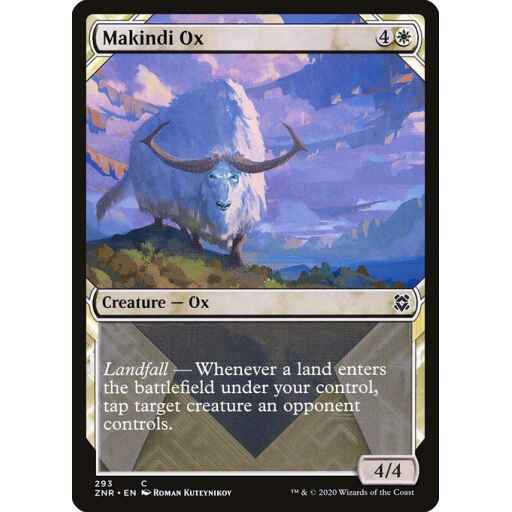 Zendikar Rising - 293 - Makindi Ox - Common - W - Non-foil