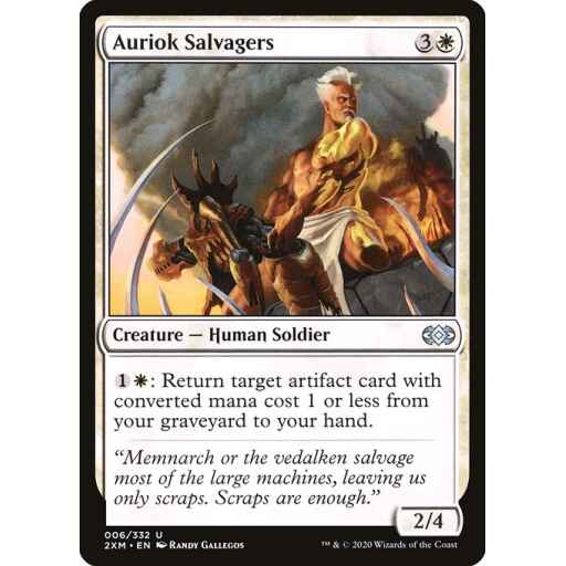 Double Masters - 6 - Auriok Salvagers - Uncommon - W - Non-foil