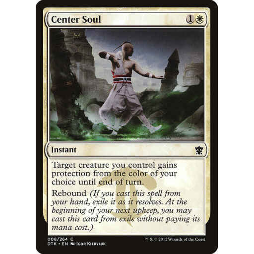 Dragons of Tarkir - 8 - Center Soul - Common - W - Non-foil