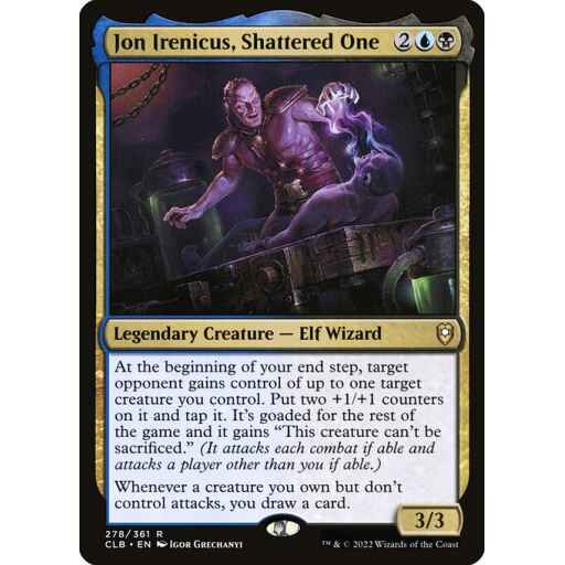 Commander Legends: Battle for Baldur's Gate - 278 - Jon Irenicus, Shattered One - Rare - UB - Non-foil