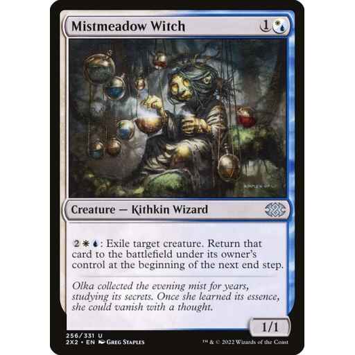 Double Masters 2022 - 256 - Mistmeadow Witch - Uncommon - WU - Non-foil