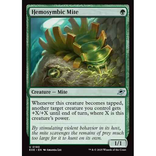 Edge of Eternities - 190 - Hemosymbic Mite - Uncommon - G - Foil