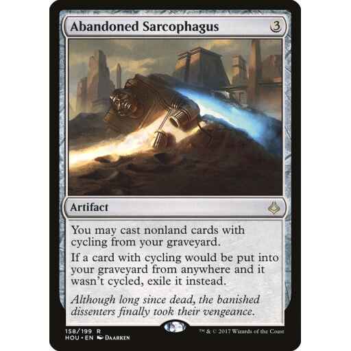 Hour of Devastation - 158 - Abandoned Sarcophagus - Rare - C - Non-foil