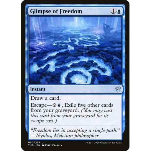 Theros Beyond Death - 50 - Glimpse of Freedom - Uncommon - U - Non-foil