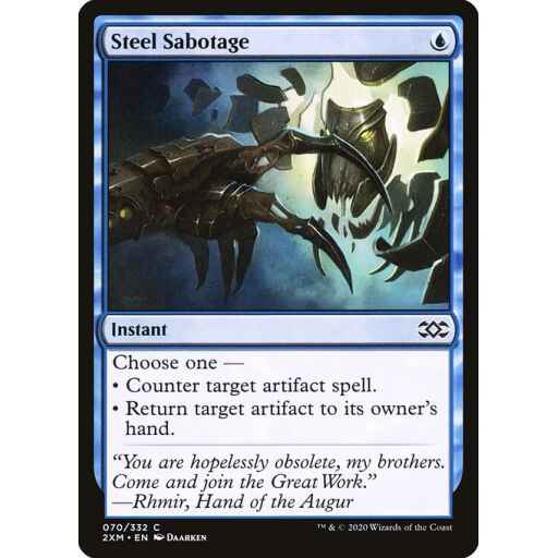Double Masters - 70 - Steel Sabotage - Common - U - Non-foil