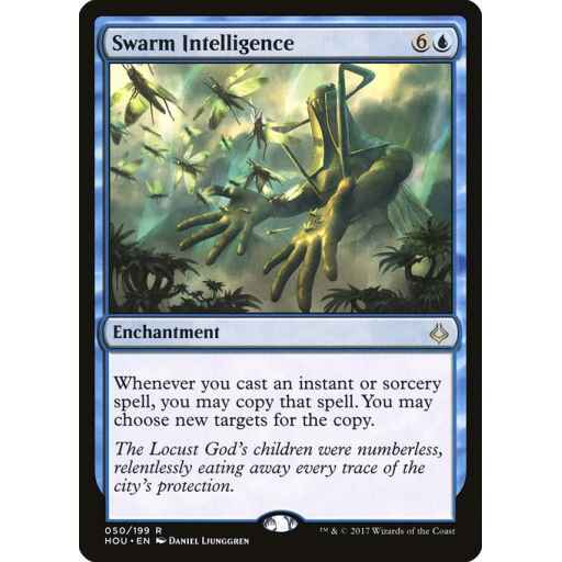 Hour of Devastation - 50 - Swarm Intelligence - Rare - U - Non-foil