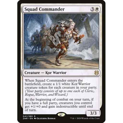 Zendikar Rising - 41 - Squad Commander - Rare - W - Non-foil