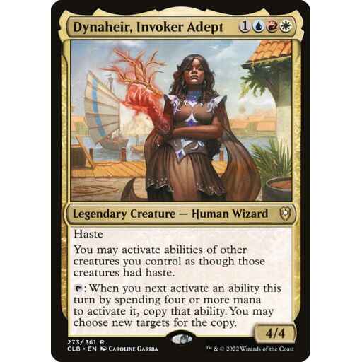 Commander Legends: Battle for Baldur's Gate - 273 - Dynaheir, Invoker Adept - Rare - Multi - Non-foil