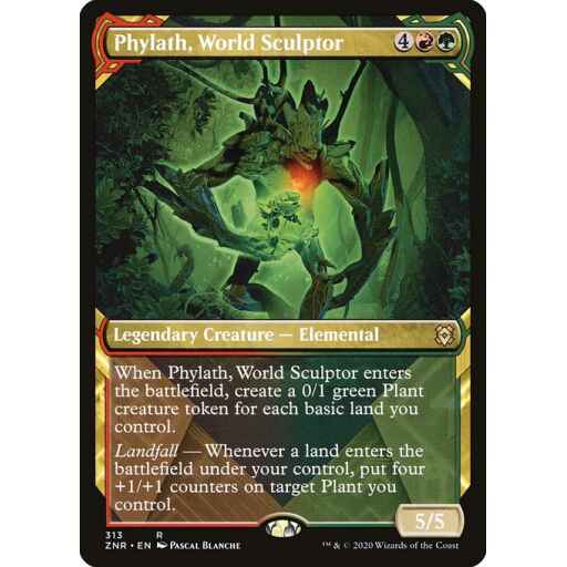 Zendikar Rising - 313 - Phylath, World Sculptor - Rare - RG - Non-foil
