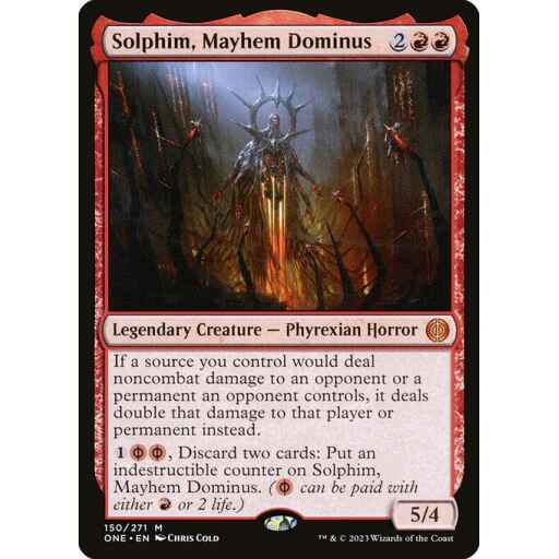 Phyrexia: All Will Be One - 150 - Solphim, Mayhem Dominus - Mythic - R - Non-foil