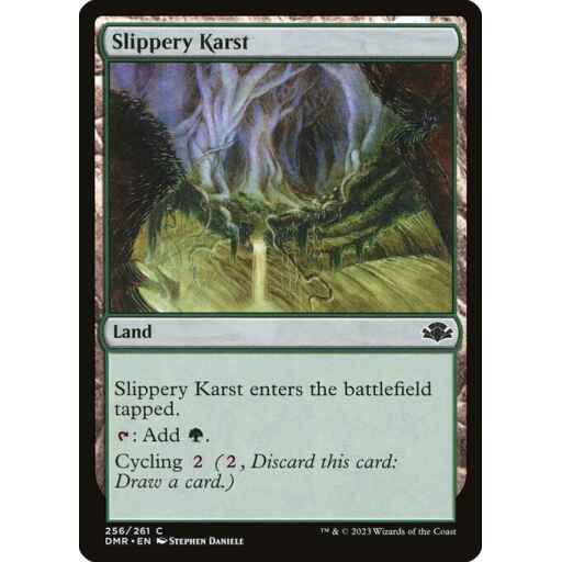 Dominaria Remastered - 256 - Slippery Karst - Common - C - Non-foil