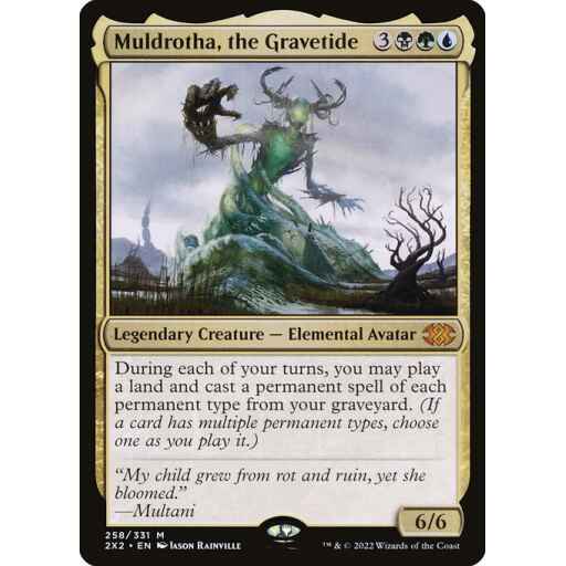 Double Masters 2022 - 258 - Muldrotha, the Gravetide - Mythic - Multi - Non-foil