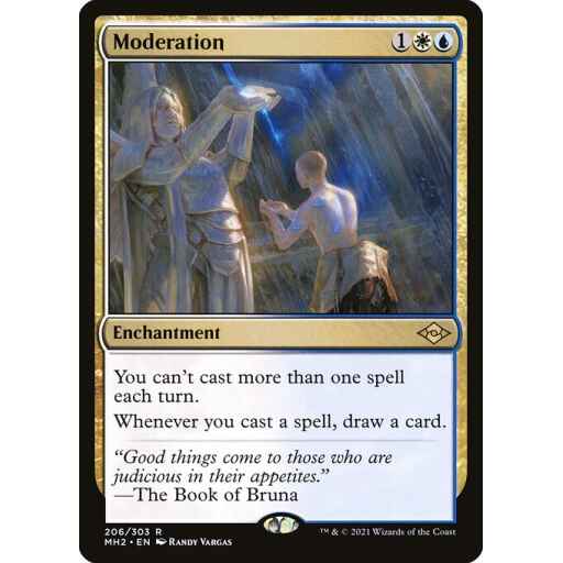 Modern Horizons 2 - 206 - Moderation - Rare - WU - Non-foil