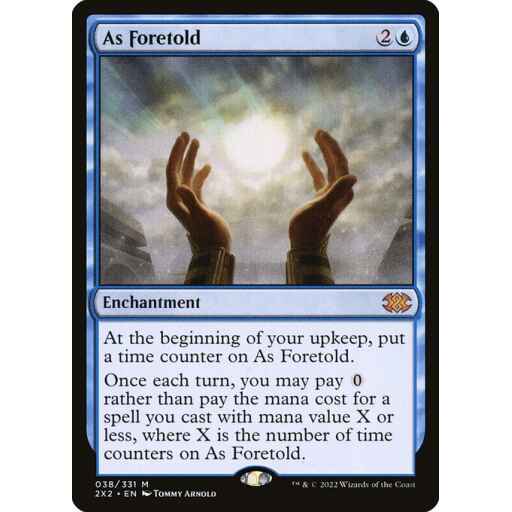 Double Masters 2022 - 38 - As Foretold - Mythic - U - Non-foil