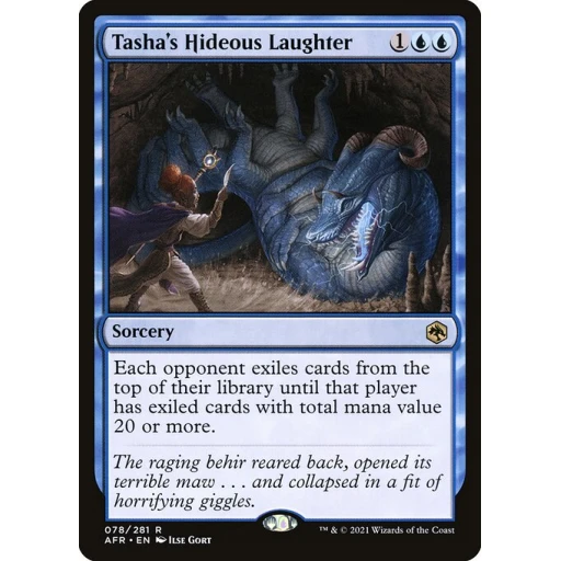 Adventures in the Forgotten Realms - 78 - Tasha's Hideous Laughter - Rare - U - Non-foil