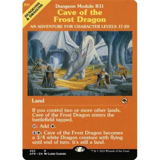 Adventures in the Forgotten Realms - 350 - Cave of the Frost Dragon - Rare - C - Non-foil