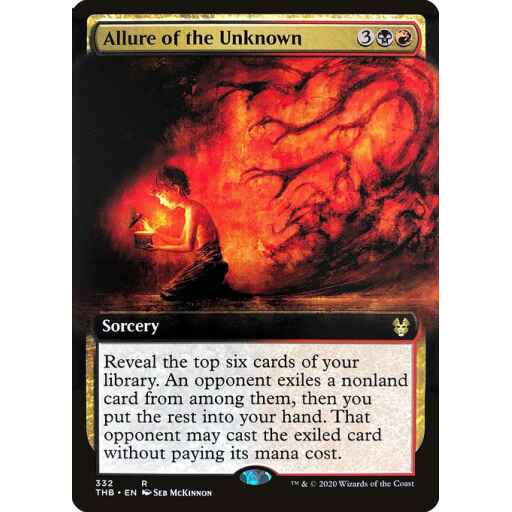 Theros Beyond Death - 332 - Allure of the Unknown - Rare - BR - Non-foil