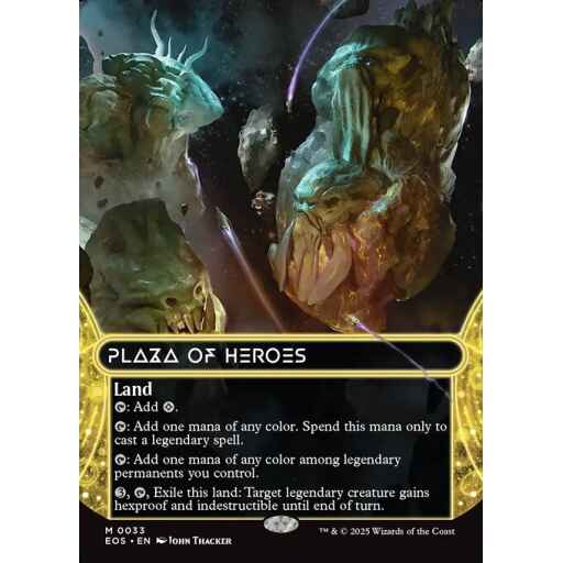 Edge of Eternities: Stellar Sights - 33 - Plaza of Heroes - Mythic - C - Foil
