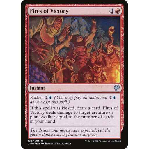 Dominaria United - 123 - Fires of Victory - Uncommon - R - Non-foil