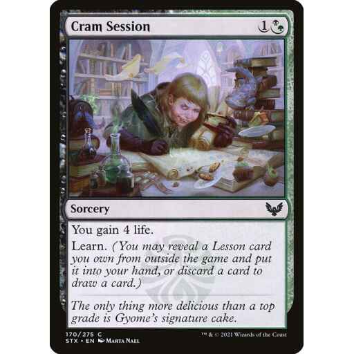 Strixhaven: School of Mages - 170 - Cram Session - Common - BG - Non-foil